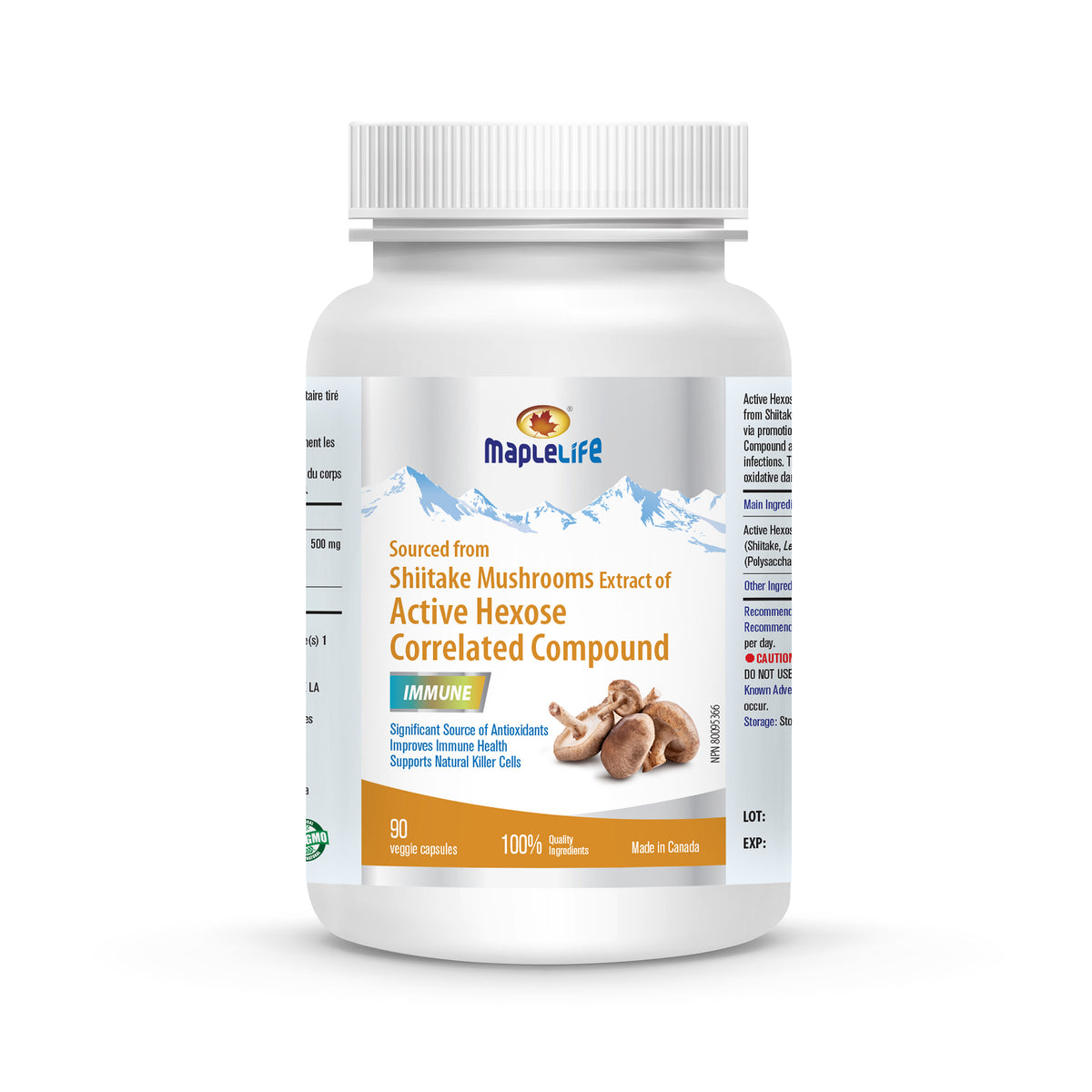 Active Hexose Correlated Compound 500mg - Supports Immune Health, Liver