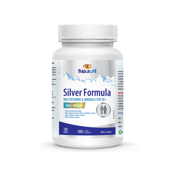 Silver Formula Multivitamin and Mineral Supplement 100 tablets