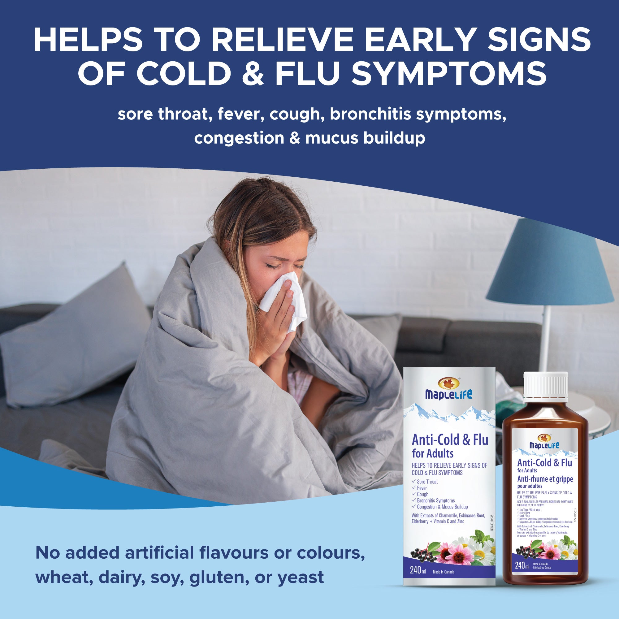 Anti-Cold and Flu for Adults 240ml