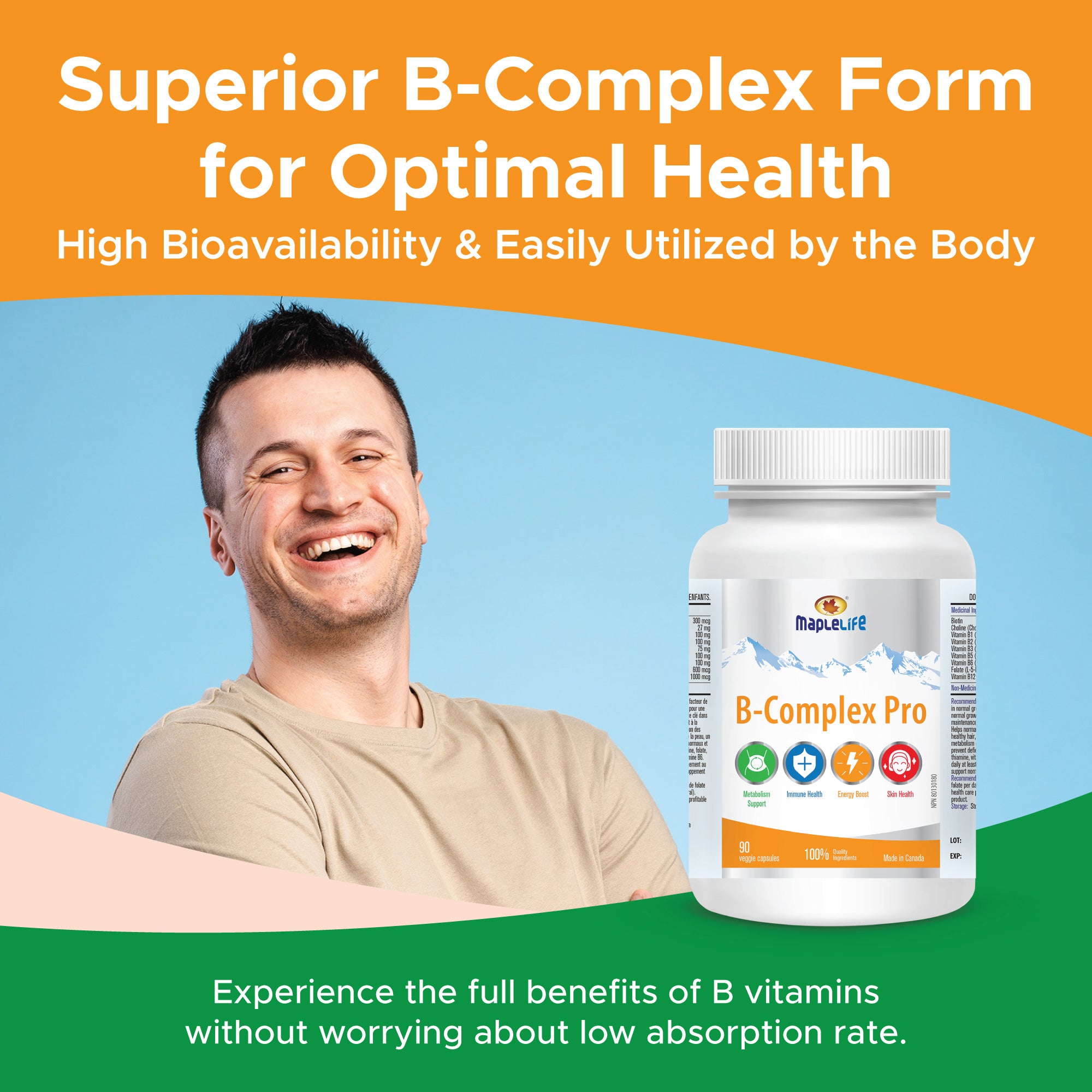 Vitamin B-Complex Pro – MapleLife Nutrition