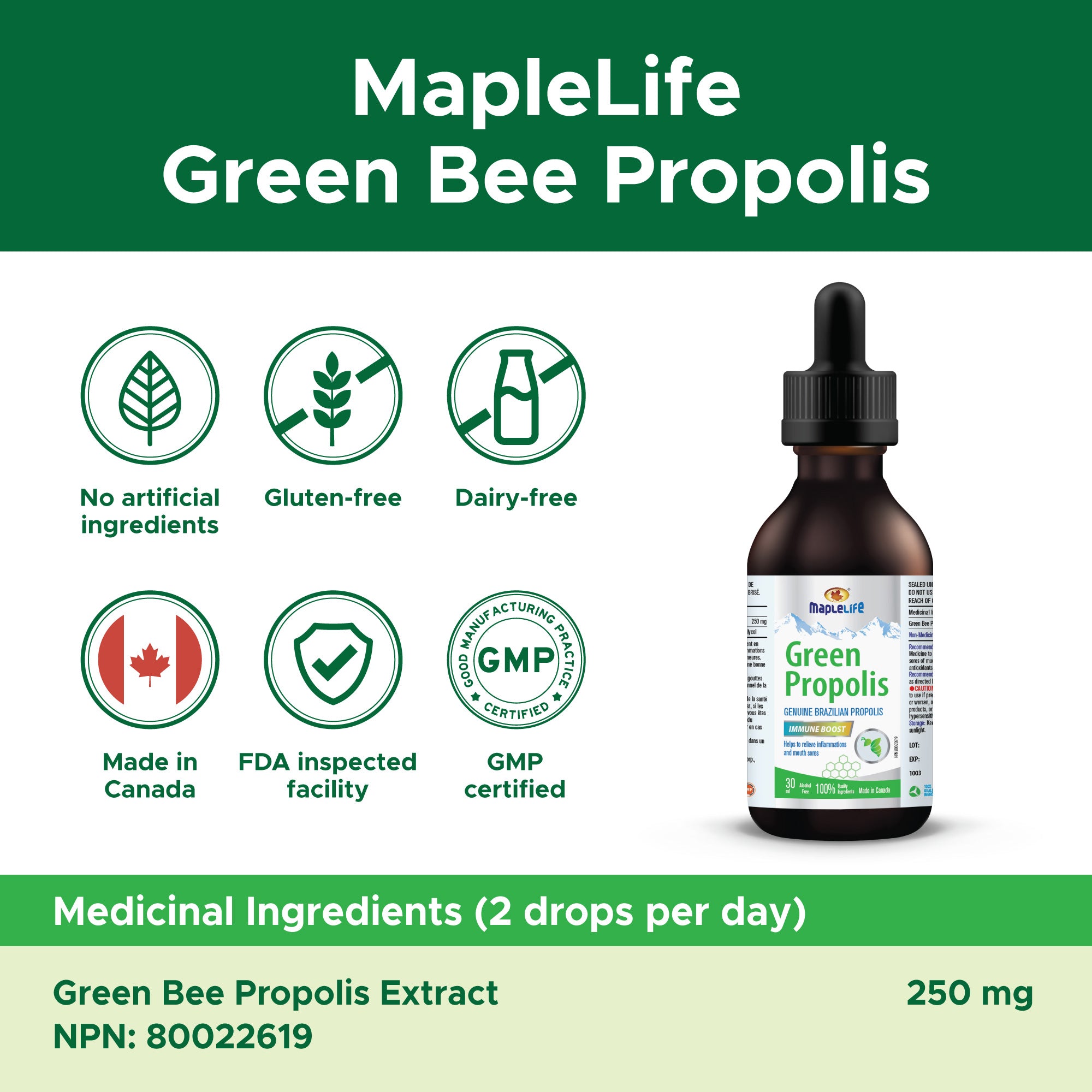 Brazil Green Bee Propolis 30ml