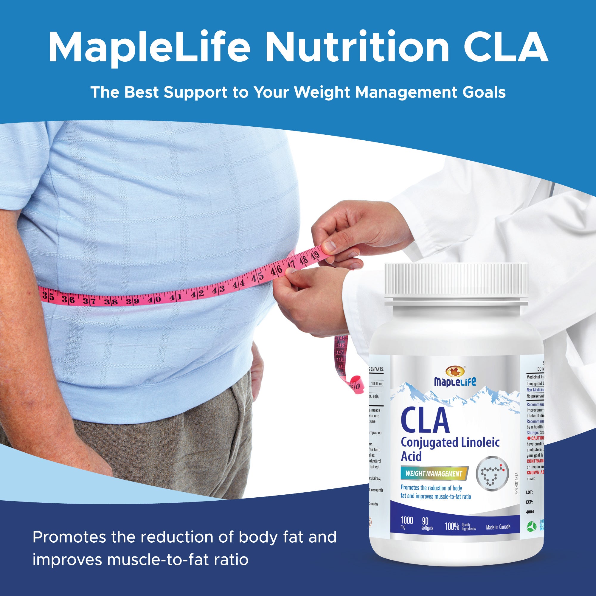 Conjugated Linoleic Acid (CLA) 1000mg 90 softgels