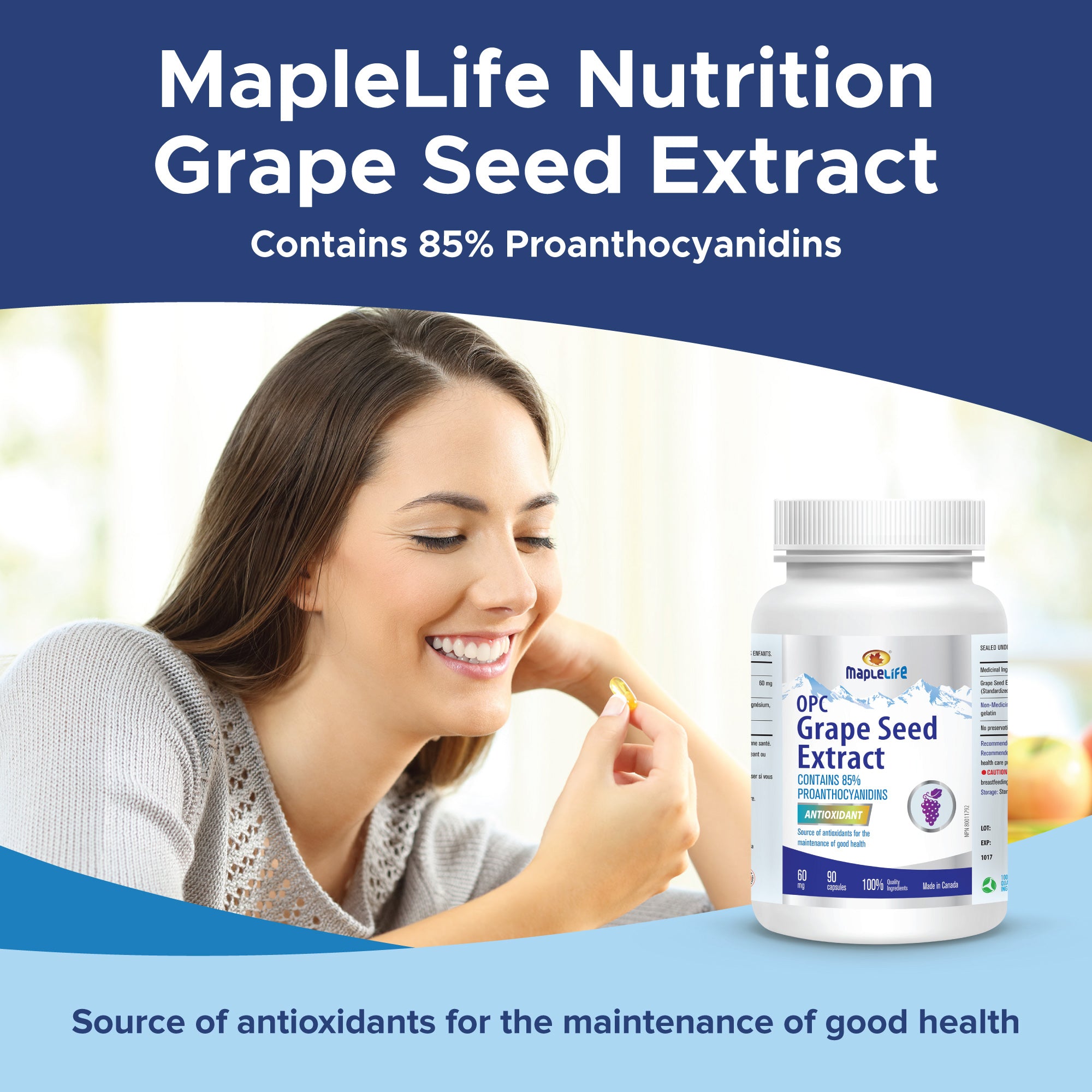 Grape Seed 60mg 90 Capsules