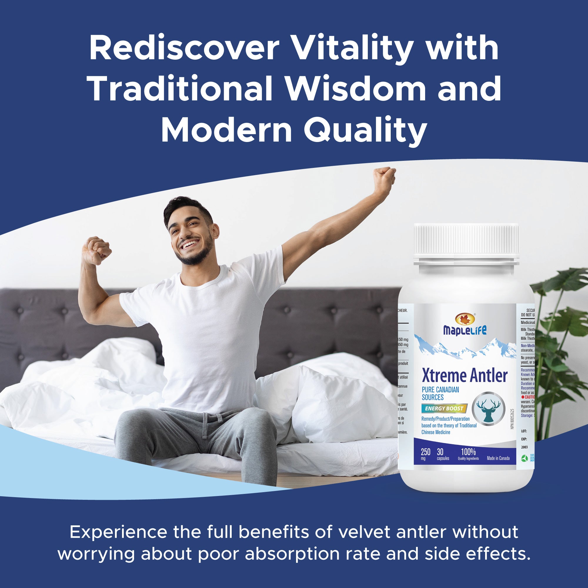 Xtreme Antler 250 mg 30 Capsules