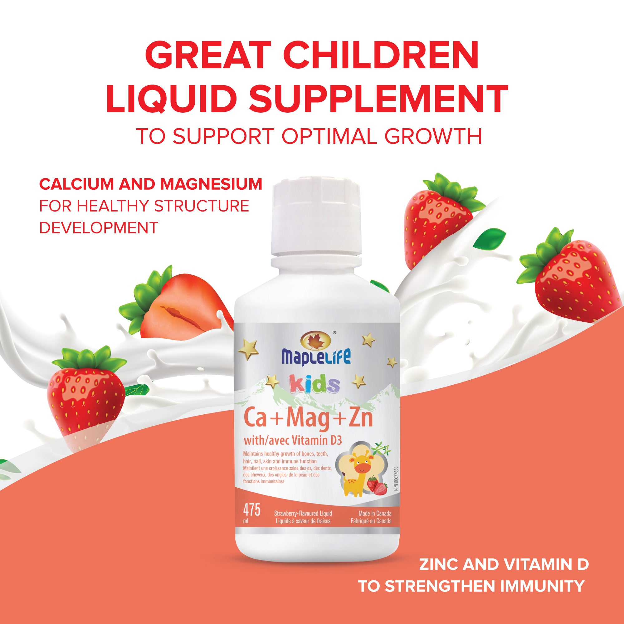 Cal Mag Zinc for Kids 475ml