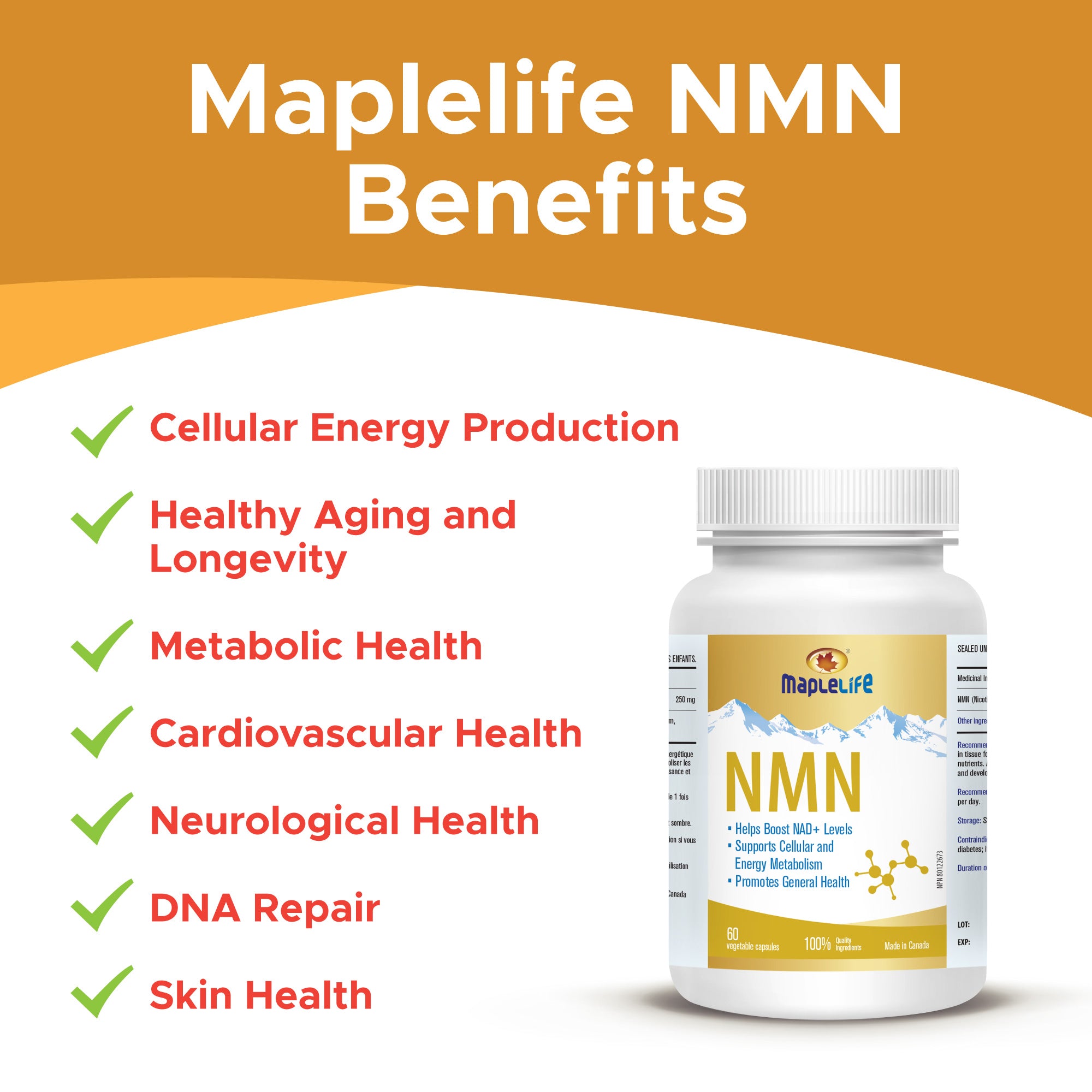 NMN 250 mg 60 Capsules