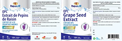 Grape Seed 60mg 90 Capsules
