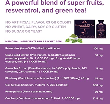 Resveratrol & OPC Plus15ml/30 Sachets