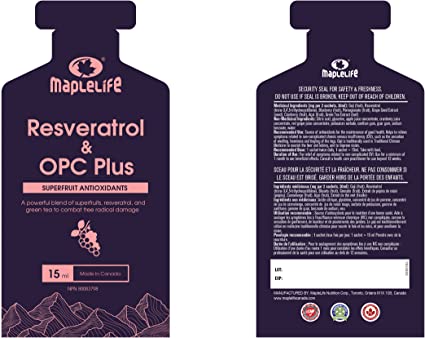 Resveratrol & OPC Plus15ml/30 Sachets