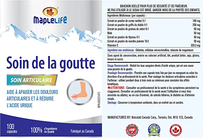 Gout Care 100 Capsules