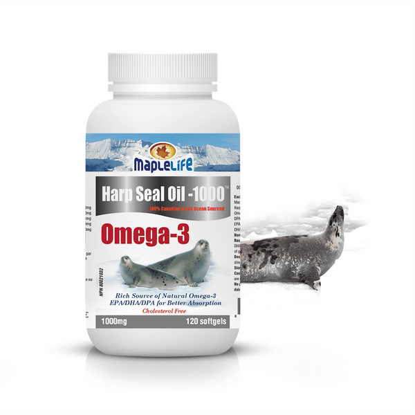 Harp Seal Oil 1000mg 120 Softgels  Product Image