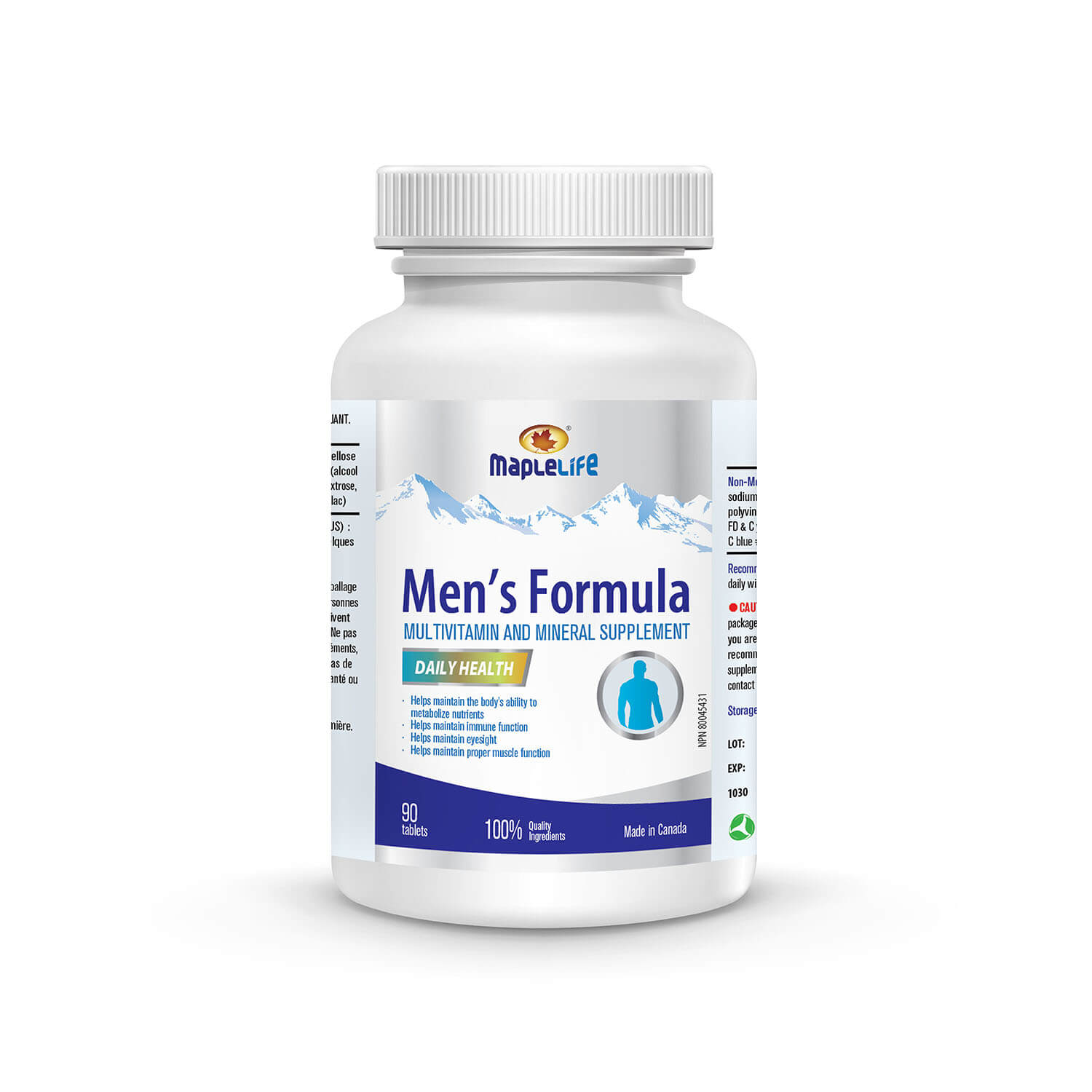 Men's Formula Multivitamin and Mineral Supplement 90 tablets Product Image