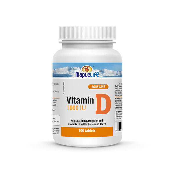 Vitamin D 1000IU 100 Tablets