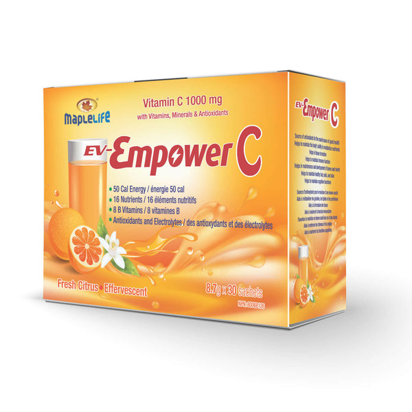 EV-Empower C Effervescent powder with Vitamin C 1000mg Immune Booster 8.7g/30 Sachets Product Image